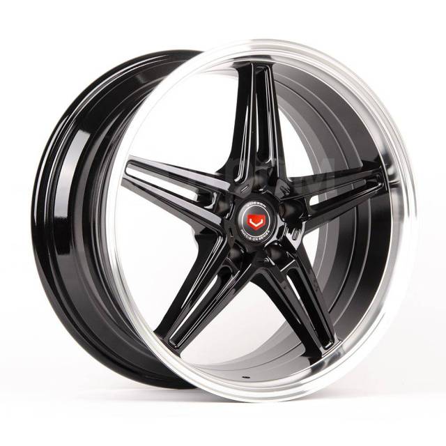 Диски чёрные Vossen Veemann SV284 R18 J9,5 ET25 5x114.3 73,1 Toyota, 18 ...