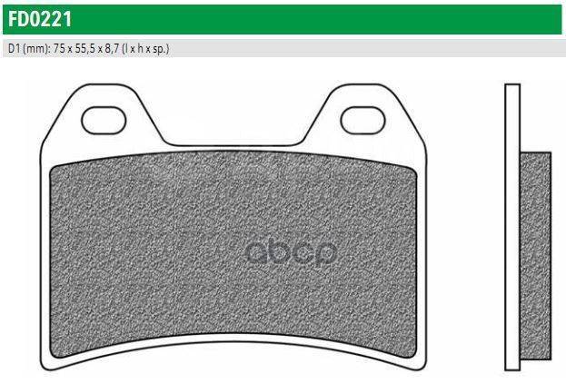     Road Ttpro Sintered (Fdb2042st) Newfren NEWFREN . FD0221SP _Fd0221sp 