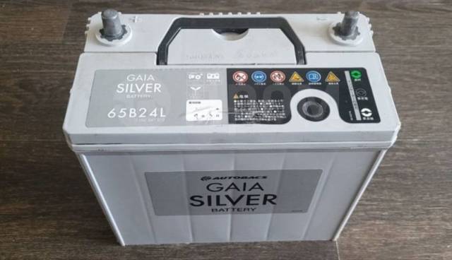 Аккумулятор Silver GAIA 65B24L, обратная (левое), 45 А.ч. 500 А. япония,  б/у, в наличии. Цена: 3 000₽ в Новосибирске