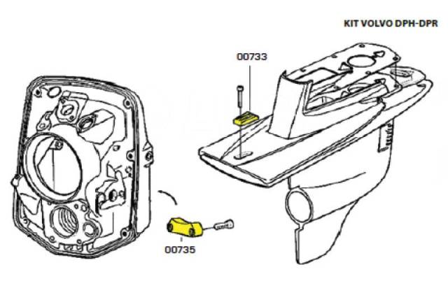    TECNOSEAL  Volvo Penta DPH  DPR KITVOLVODPH/DPR/MG 