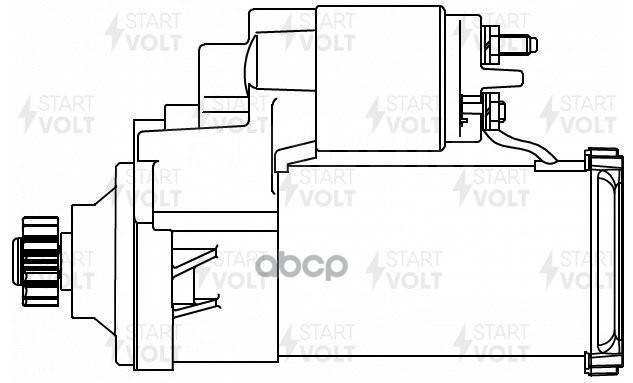   / Vag Golf Vii (12-)/Tiguan (16-) 1.4Tsi 1,1 Startvolt Lst 1827  / Honda/Yamaha . Bpr7hs-10 STARTVOLT . LSt 1827 