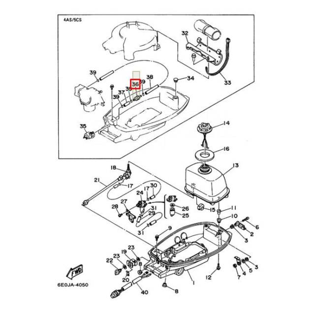   Yamaha (646-24251-00; 646-24251-01; 646-24251-10) (KACAWA) 