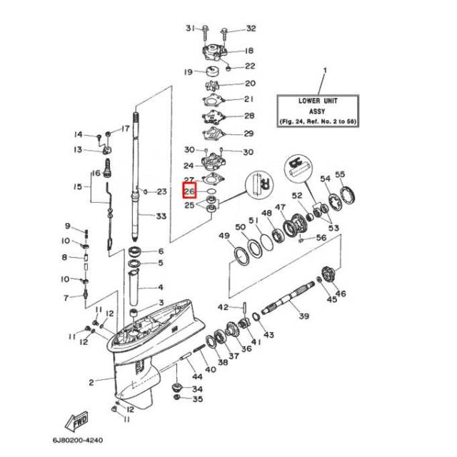   Yamaha (93210-41042) (RT) 