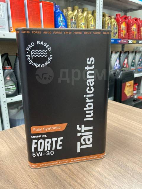 Масло моторное Taif Forte 5w-30 4л, синтетическое, 4,00 л. CF, SL, SN ...