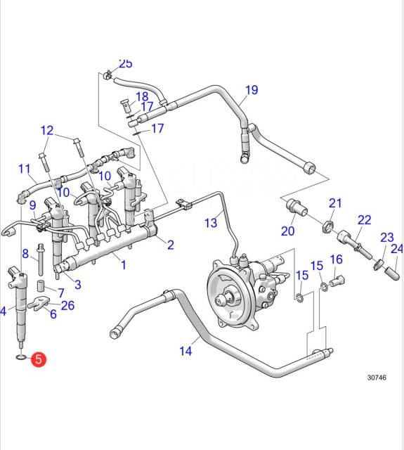    D4/D6 Volvo Penta 3583078, 3887602 