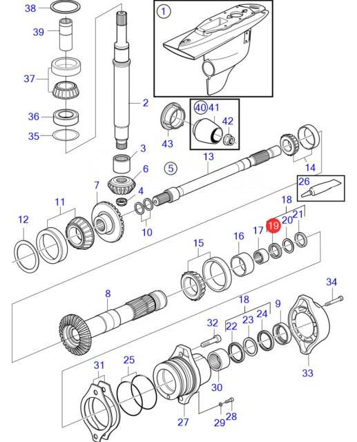      Volvo Penta DPH DPR 22876829 