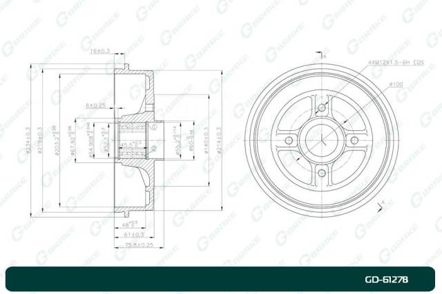   G-brake GD-61278 