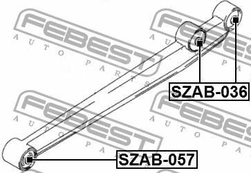  SZAB-036  Suzuki  Febest  46282-81A30 SZAB-036 9-063-278    .    DROM SZAB036 ...