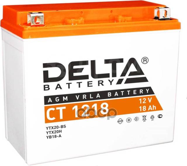  270 17788154   DELTA battery . CT1218 