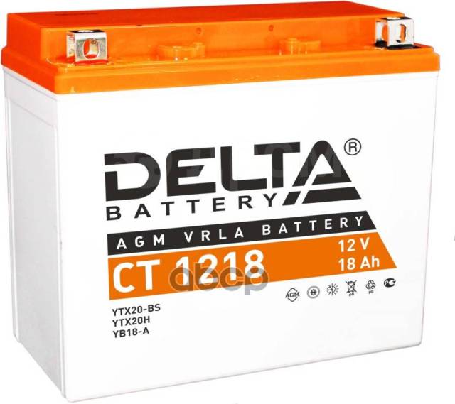  270 17788154   DELTA battery CT1218 