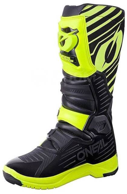  Black Yellow Oneal Rmx Boot Cross Enduro Motorcycle 