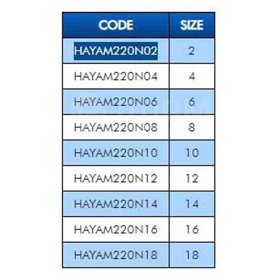     220 Nickel 6, 2  Hayabusa HAYAM220N06 