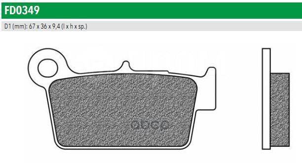     Offroad Dirt Sinter (Fdb2162sg) Newfren NEWFREN . FD0349SD _Fd0349sd 