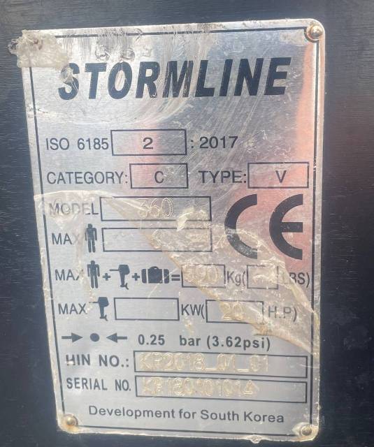 Stormline. 2019 ,  3,60.,  , 15,00..,  