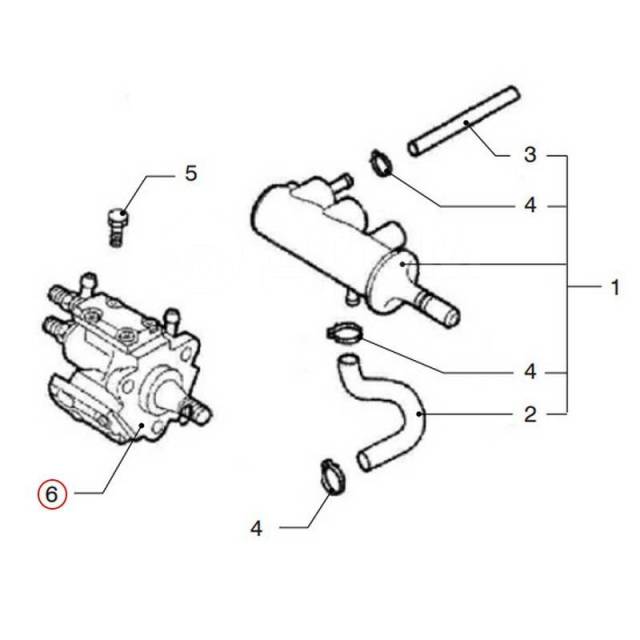     Vetus VFP01211   VF4.140/VF4.170 