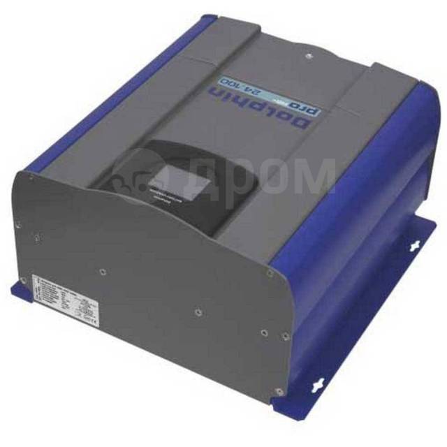    Grey / Blue Dolphin charger 399185 Dolphin Pro HD Plus 24V 100A 