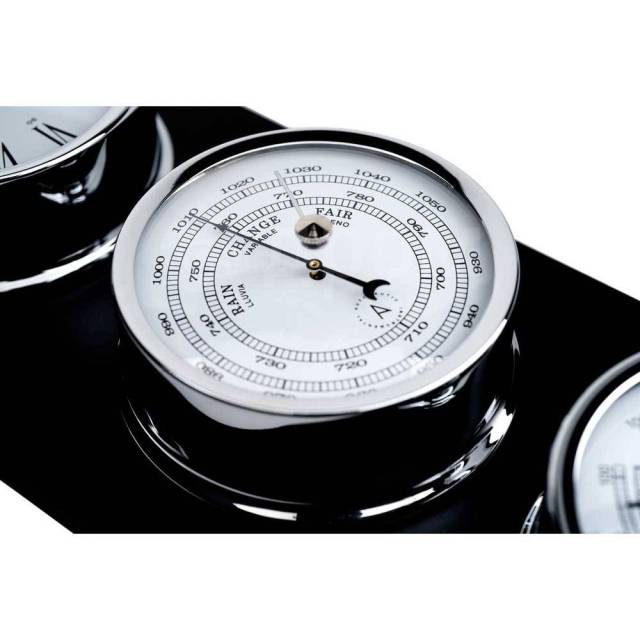      Black / Silver 95 mm Autonautic instrumental EGC Atlantic Series 