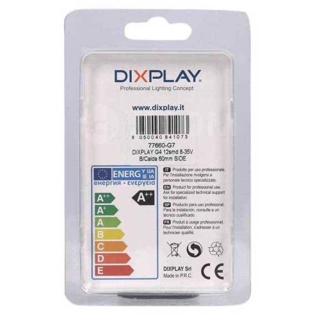    12   White 30 mm Dixplay 020018 G4 2W 8-35V 