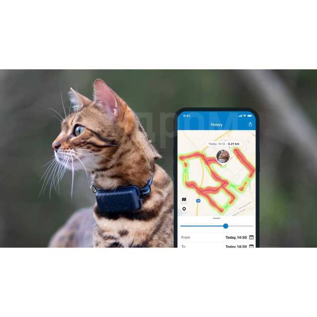   Blue Tractive TRCAT5DB Mini GPS- 