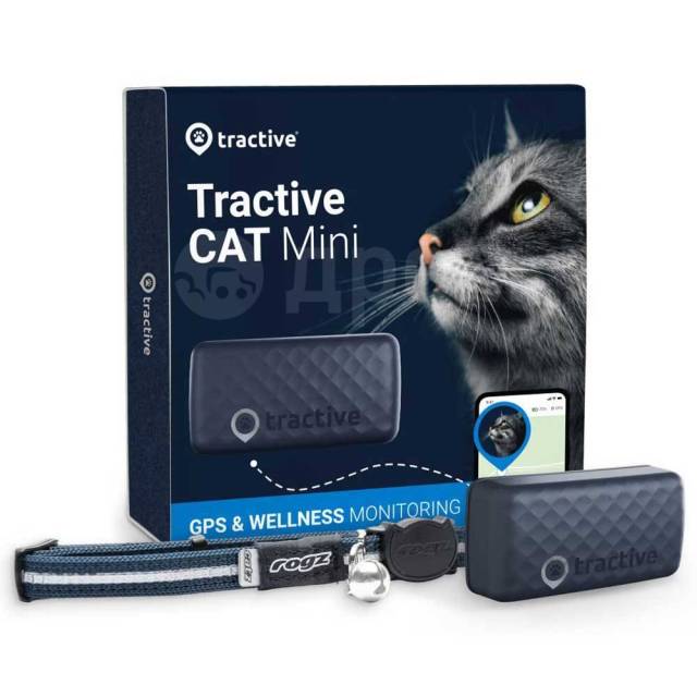   Blue Tractive TRCAT5DB Mini GPS- 