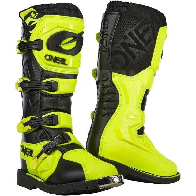  Black Neon Yellow O'Neal Rider Pro 2 Cross Enduro Motorcycle 