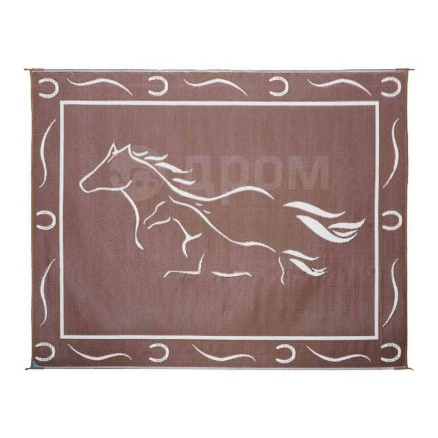  Horses GH8 Brown / White 2.43 x 3.35 m Stylish camping 672-GH8117 