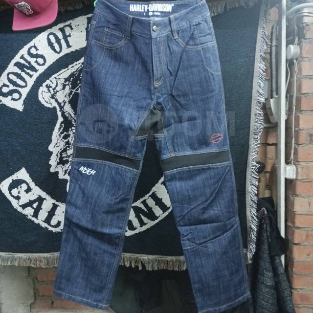 Мото джинсы Harley Davidson широкие! кевлар! Размеры, новый, в наличии ...
