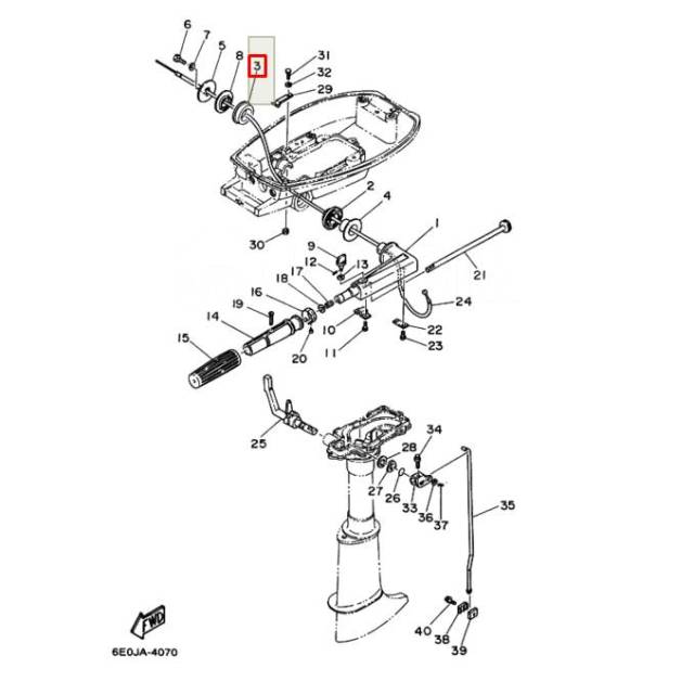    Yamaha 4-5 (RT) 6E4-42129-00-RT 