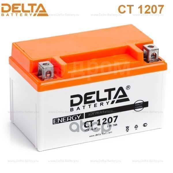  Delta Ct 7 1207 1528795 / Ytx7a-Bs DELTA battery . YTX7A-BS 