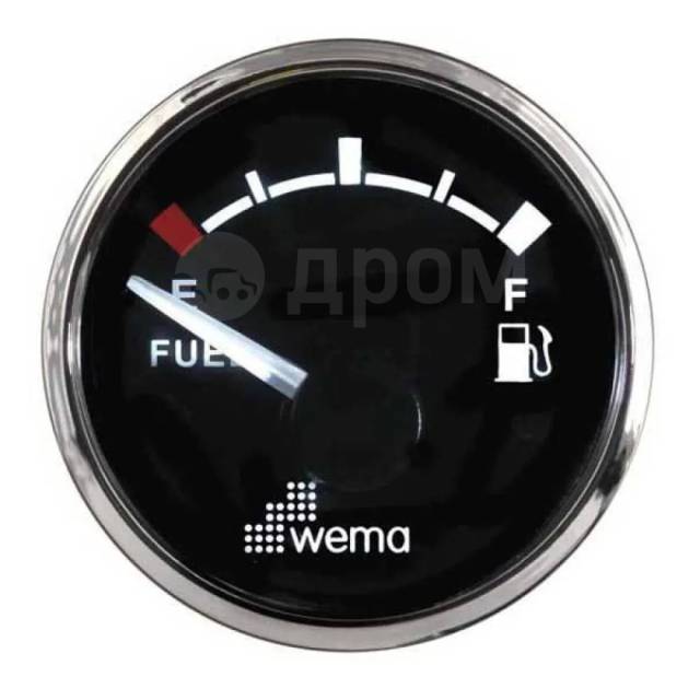      Silver 52 mm Wema 648501 Silverline 0-190 Ohm 