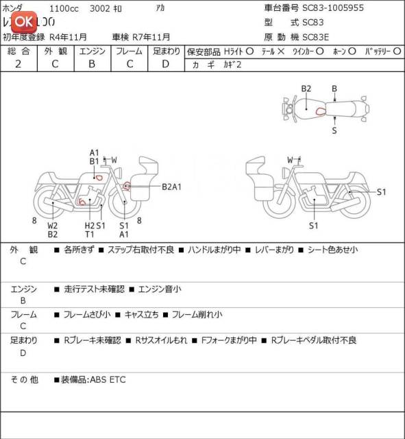 Honda CMX 1100 Rebel