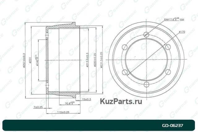   G-brake GD-06237 