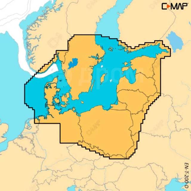    - Multicolour C-map M-EN-T-200-D-MS Skagerrak. Kattegat & Baltic Sea 