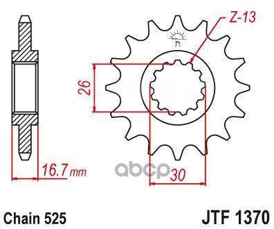   1370.15 JT Sprockets JTF137015 