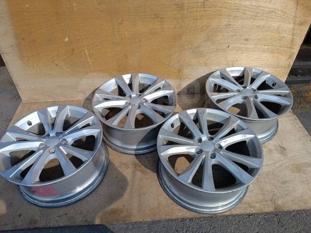 Литые диски Subaru R17, 17", 1 шт, 5x100, литой, 56,1 мм. 4 шт, б/у, в ...