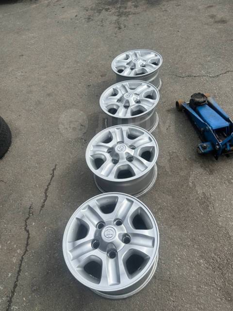 Японские литые диски r16, Toyota, 16", 1 шт, 5x150, литой, 110,1 мм. 4 ...