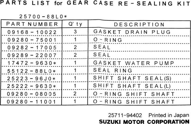   Suzuki DF40A-60A/DT40 