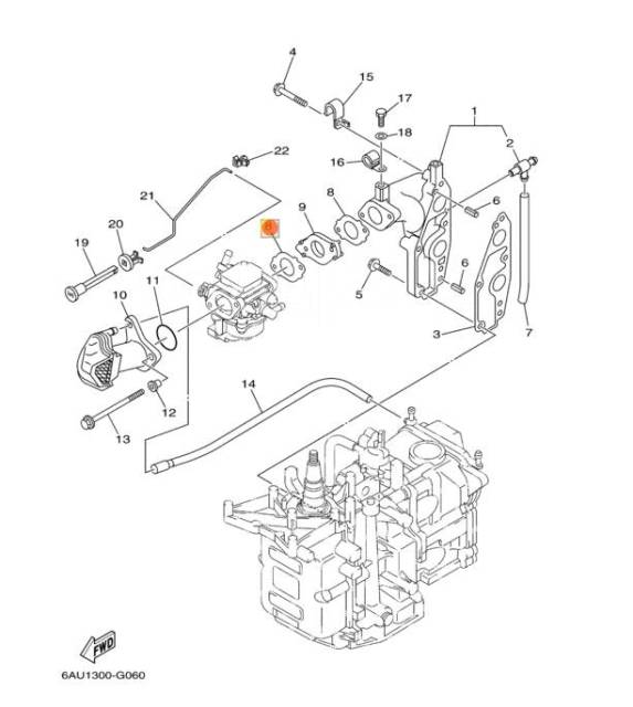   YAMAHA F8-9,9 HIDEA (PREMARINE) 