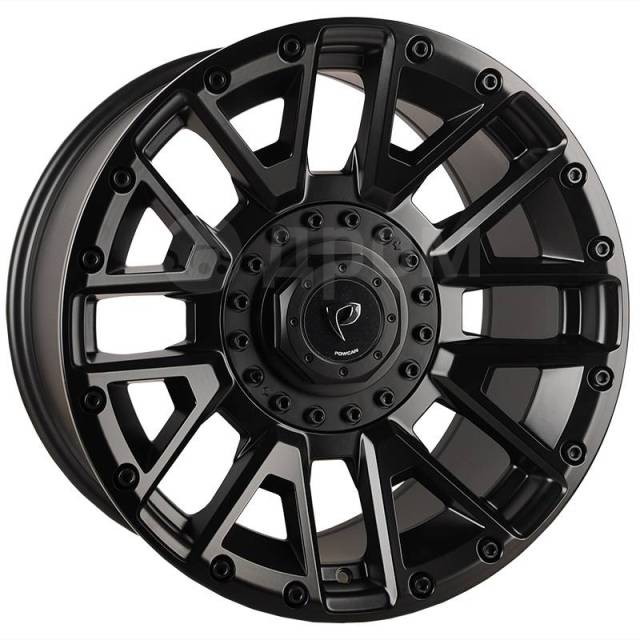 Диск колёсный Powcan 5821 10.0x22/12x135/139.7 D106.1 ET0 Black Matt