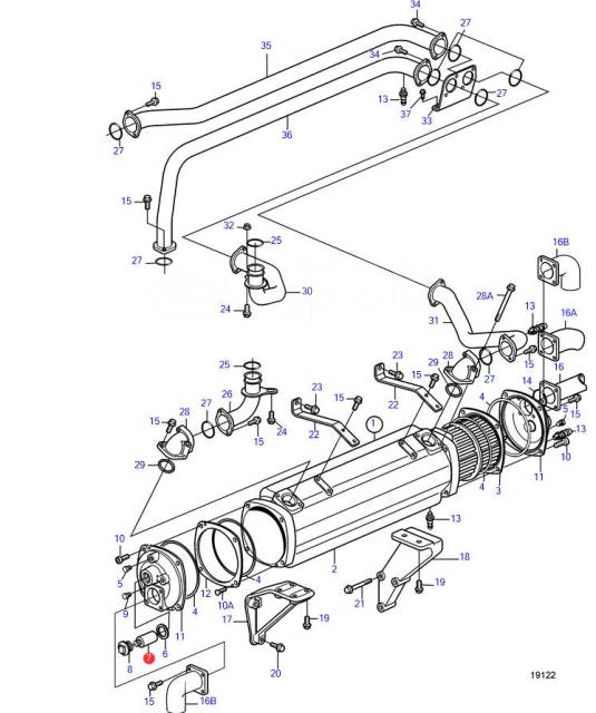     Volvo Penta D12 TAMD 823661 