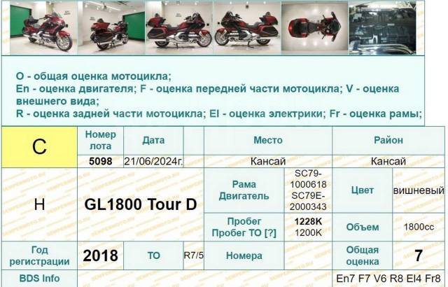 Honda GL 1800 Gold Wing Tour DCT. 1 800. ., , ,   