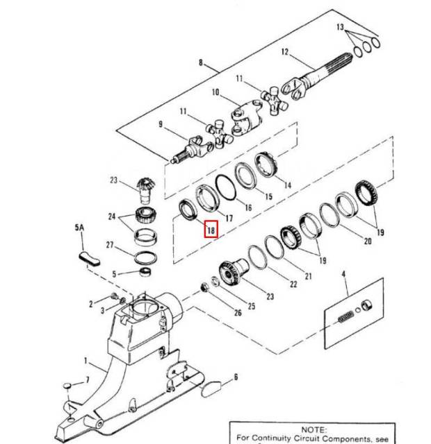   () MERCRUISER - ALPHA ONE (GEN. II) (Quicksilver) OEM: 36054; 68493; 823894 