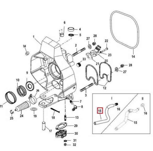    ( ) HOSE ASSY (Quicksilver) 