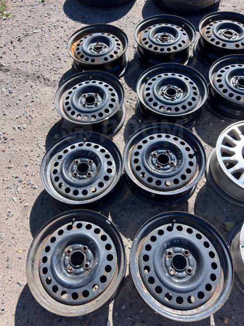 Диски штамповки Nissan R15 4x100 5.5jj Tiida Note Latio AD, 15", 2 шт ...