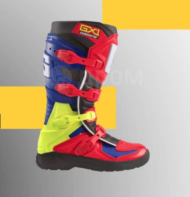  Gaerne GX-1 Evo Red/Blue/Black/Yellow :42 2193-035-42 