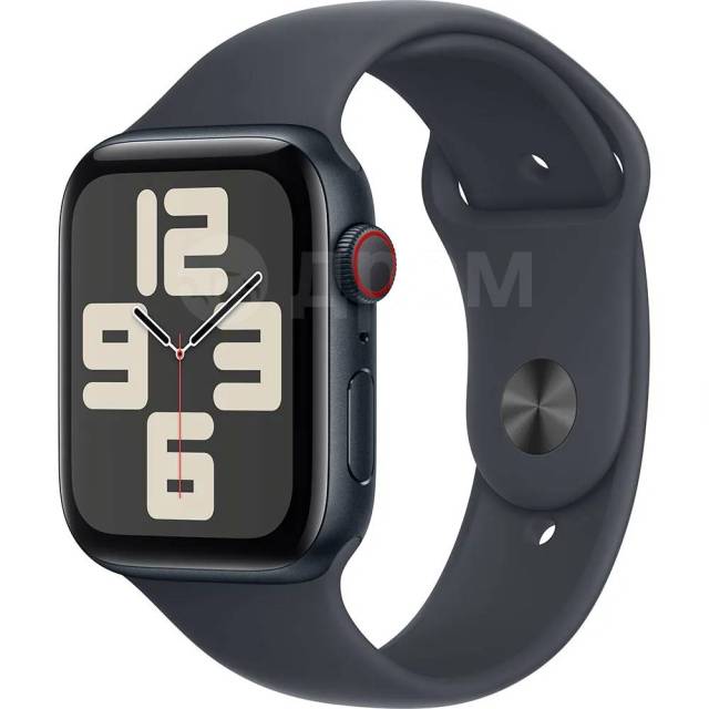  Midnight Aluminium / Midnight S-M Apple MXGL3QL/A Watch SE GPS + Cellular 44mm Sport Band 