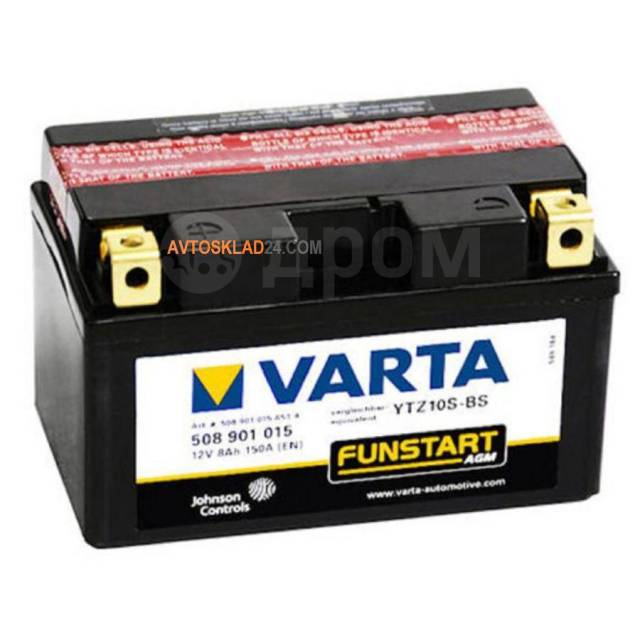   POWERSPORTS AGM [12V 8Ah 150A B00] VARTA 508901015 