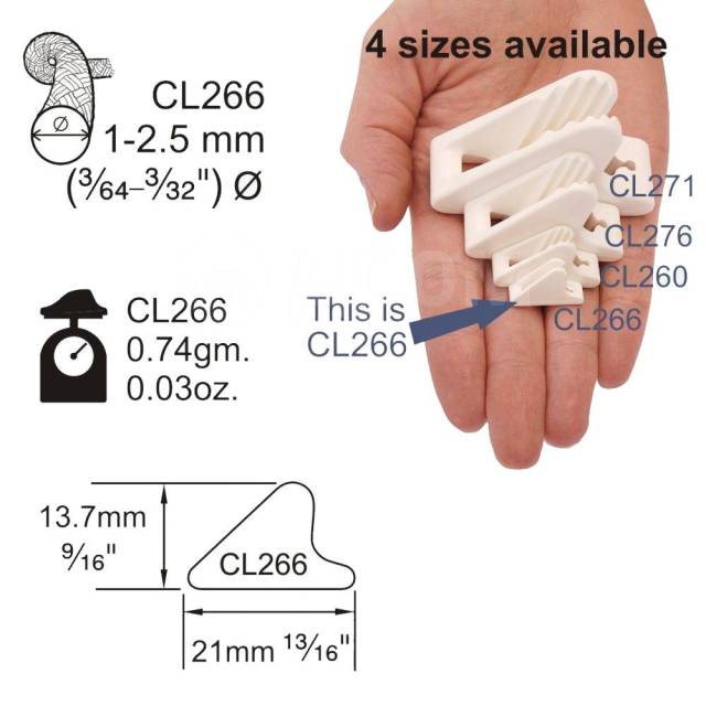    Clamcleat CL266 Mini Line-Lok   ?1-3      