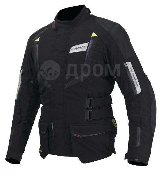  Komine JK-572 Full Year JKT-GALLIA 3XL, Black/Neon 