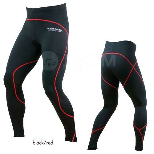  Komine PKL-125 Compression Thermal Underpants Black/Red, XL 